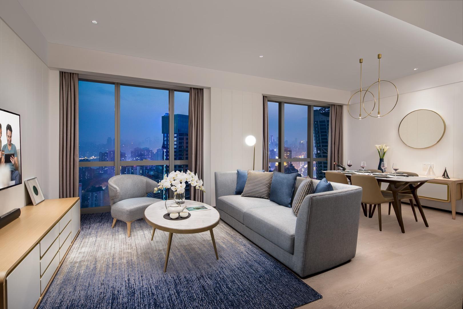 Ascott Raffles City Trùng Khánh Ngoại thất bức ảnh