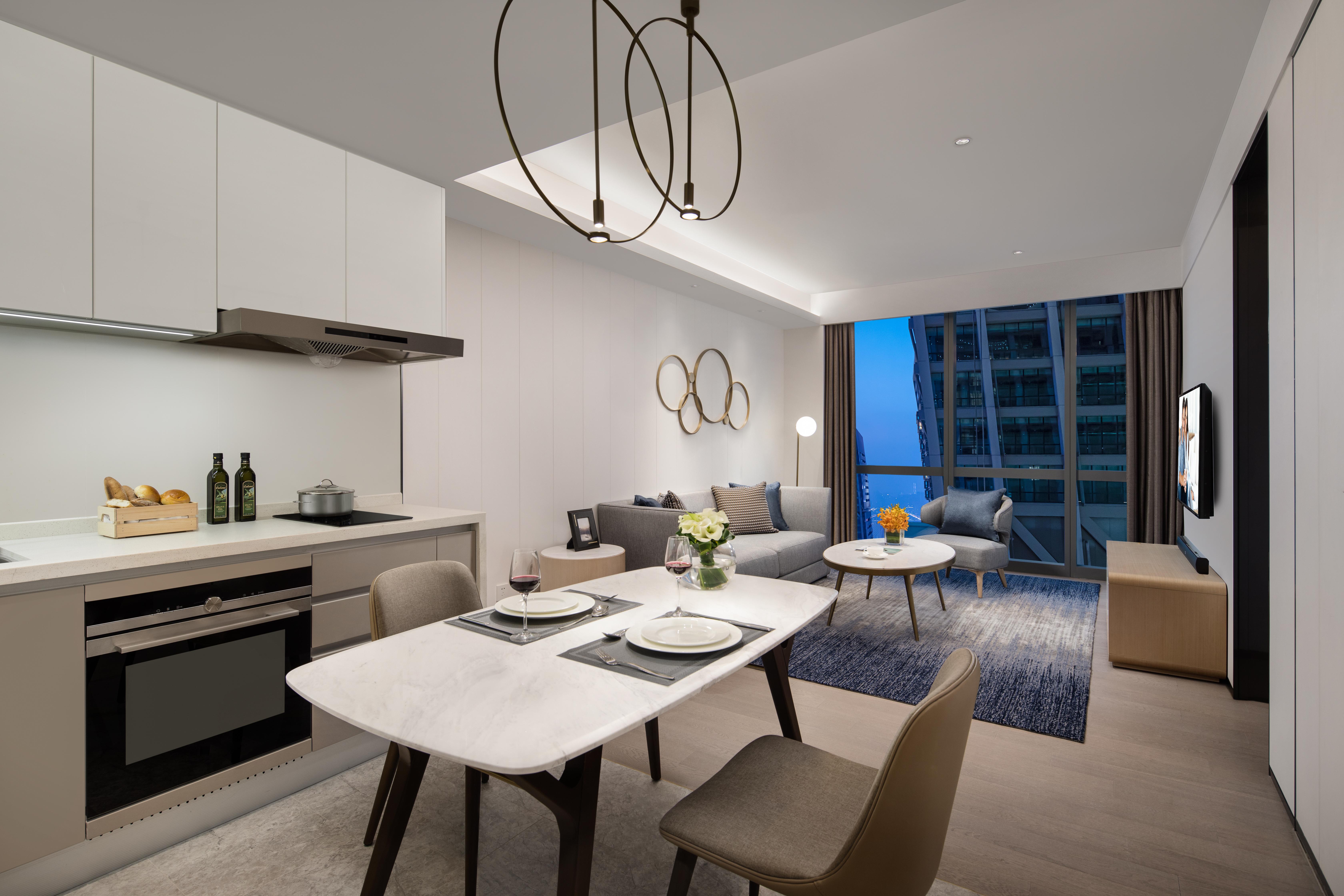 Ascott Raffles City Trùng Khánh Ngoại thất bức ảnh